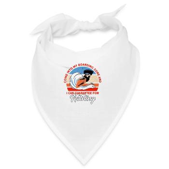 Kiteboarder Kitesurfer Kiten Kiteboard Geschenk - Bandana - Weiß - Vorne