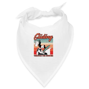 Kiteboarder Kitesurfer Kiten Kiteboard Geschenk - Bandana - Weiß - Vorne