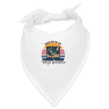 Vinyl Schallplatte LP-Sammler Geschenk - Bandana - Weiß - Vorne