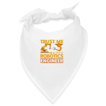 Technik Robotik Robotik Ingenieur Geschenk - Bandana - Weiß - Vorne