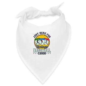 Sammler von Baseball Karten Sammler Geschenk - Bandana - Weiß - Vorne