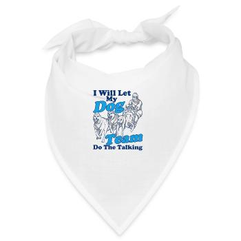 Hundeschlitten Schlittenfahren Hundeschlittenfahre - Bandana - Weiß - Vorne