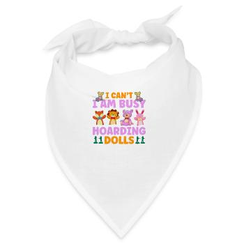 Sammeln Lustig Sammlung Geschenk - Bandana - Weiß - Vorne