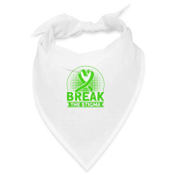 Bewusstsein für psychische Gesundheit Psychisches - Bandana - Weiß - Vorne