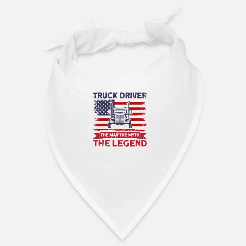 Semi-trailer Trucker Semitrailer Gift Bandana
