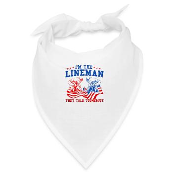 American Football American Football Mannschaft Foo - Bandana - Weiß - Vorne