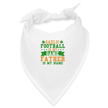 Gälischer Fußballspieler Irischer Mannschaftssport - Bandana - Weiß - Vorne