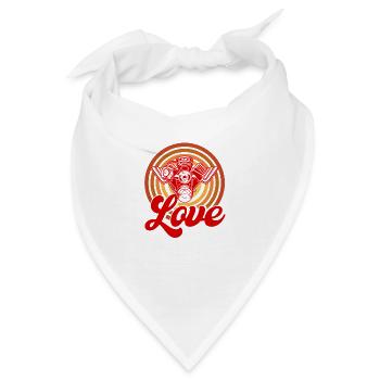 Drag Racing Drag Racer Rennwagen Geschenk - Bandana - Weiß - Vorne