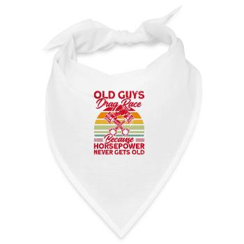 Autorennen Drag Racing Drag Racer Geschenk - Bandana - Weiß - Vorne