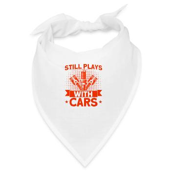 Drag Racing Rennwagen Drag Racer Geschenk - Bandana - Weiß - Vorne