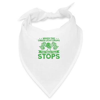 Drag Race Autorennen Drag Racing Geschenk - Bandana - Weiß - Vorne