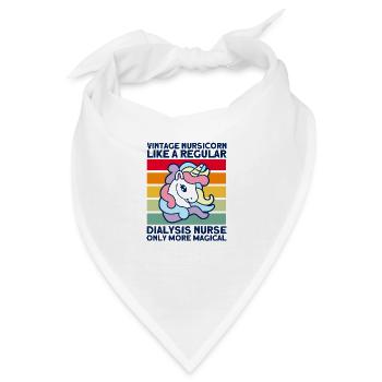 Dialyse Dialyse Schwester Krankenpflege Geschenk - Bandana - Weiß - Vorne