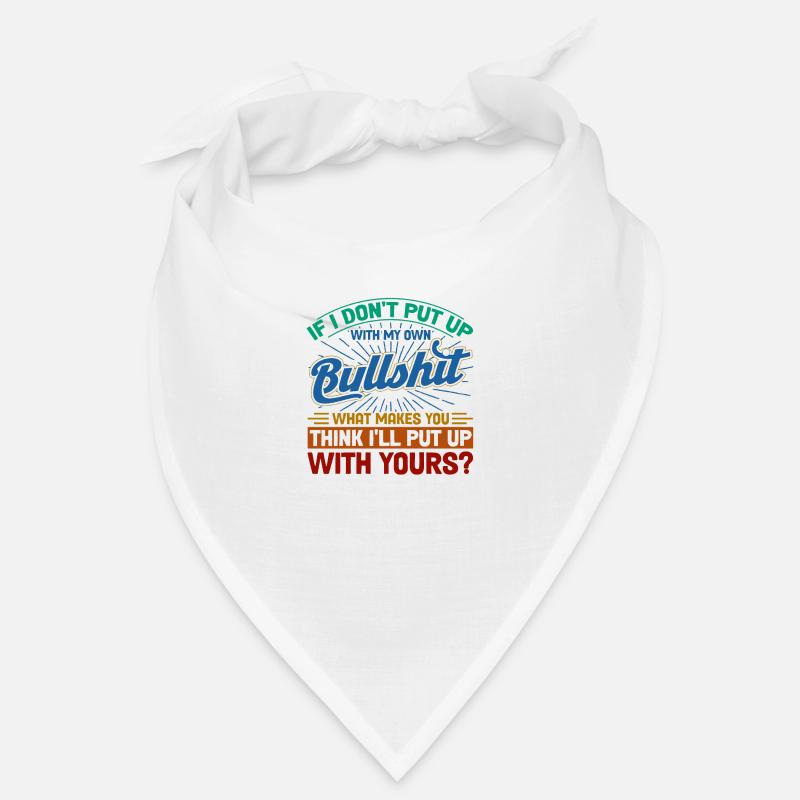Ironie Schwarzer Humor Sarkastisch Geschenk Bandana