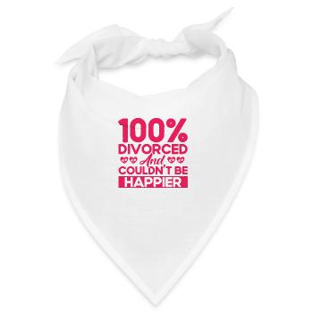 Ex Partner Scheidung Geschiedene Geschenk - Bandana - Weiß - Vorne