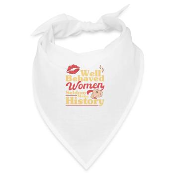 Rechte der Frauen Feministisch Ermächtigung Gesche - Bandana - Weiß - Vorne