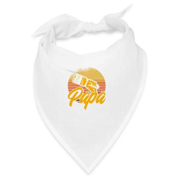 Maler Bautenmaler Farbe mischen Geschenk - Bandana - Weiß - Vorne
