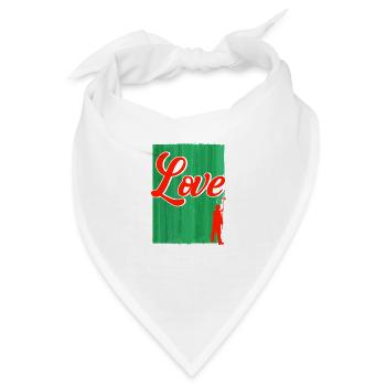 Bautenmaler Maler Farbe mischen Geschenk - Bandana - Weiß - Vorne