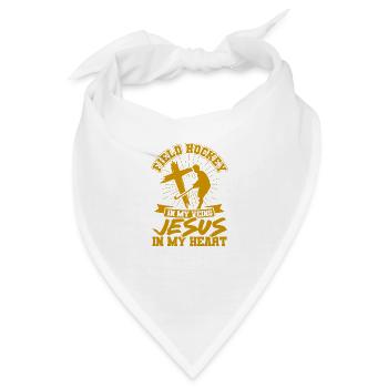 Hallen Feldhockey Mannschaftssport Feldhockey Spie - Bandana - Weiß - Vorne