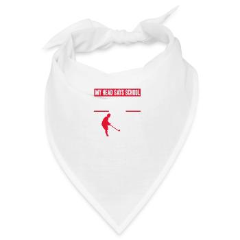 Mannschaftssport Feldhockey Feldhockey Spieler Ges - Bandana - Weiß - Vorne