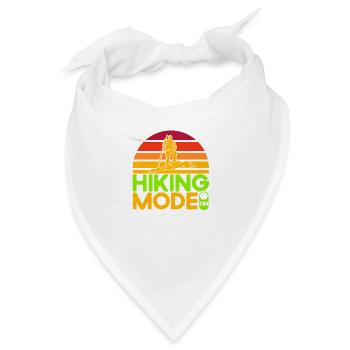Draußen Wandern Fernweh Geschenk - Bandana - Weiß - Vorne