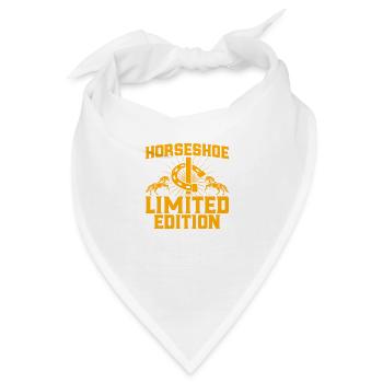 Hufeisen-Werfen Hufeisen-Wurfspiel Hufeisen Werfen - Bandana - Weiß - Vorne