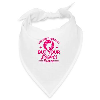 Kosmetik Kosmetiker Maskenbildner Geschenk - Bandana - Weiß - Vorne