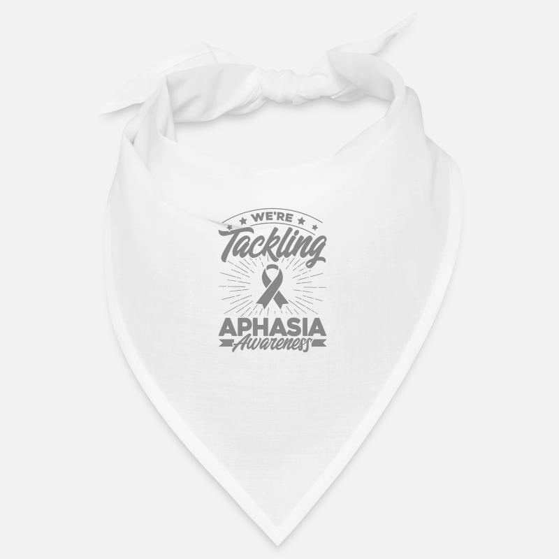 Grey Loop Aphasia Support Aphasia Overl Bandana