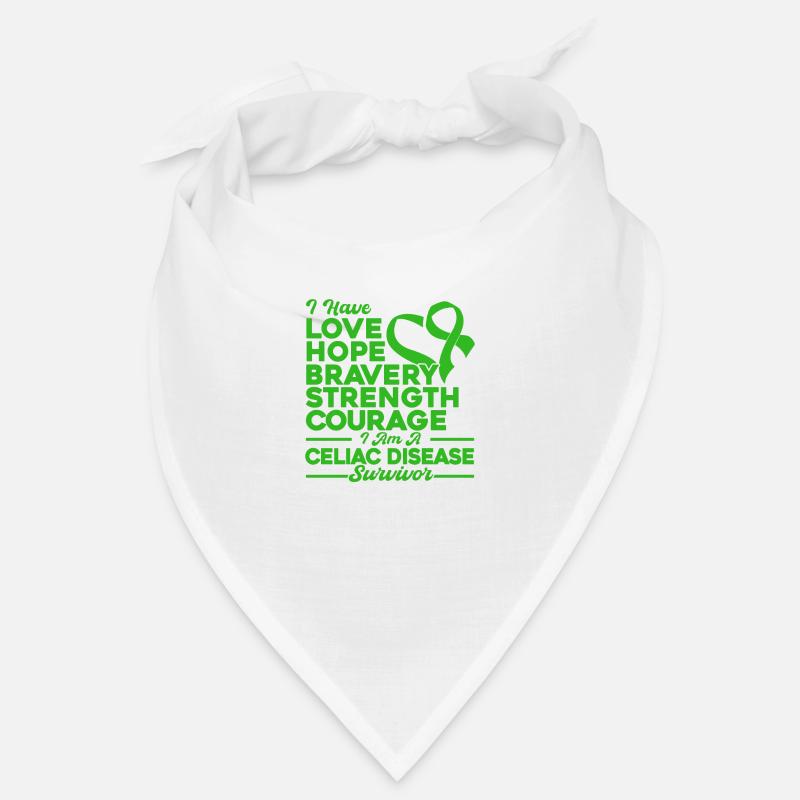 Celiac Awareness Celiac Disease Survivor Green S Bandana