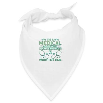 Zertifizierte medizinische Assistentin Medizinisch - Bandana - Weiß - Vorne