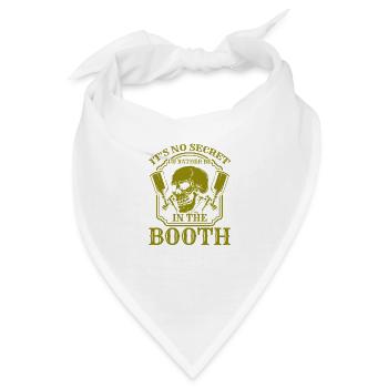 Ich würde lieber in der Kabine sein Autolackierung - Bandana - Weiß - Vorne