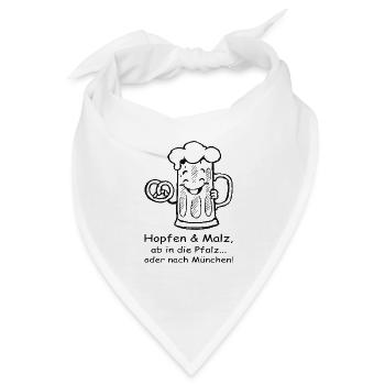 Bierfest - Bandana - Weiß - Vorne