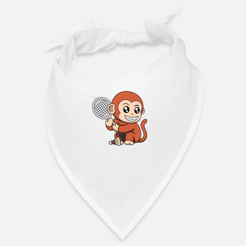 Badmintonschläger Cute Monkey Hobby Sports Bandana