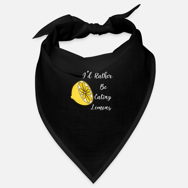 Eating Lemons Funny Quote Lemonade Bandana