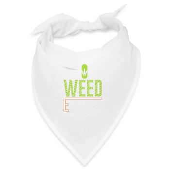 Smoke Weed Everyday Marijuana Funny Weed T-Shirt - Bandana - Weiß - Vorne