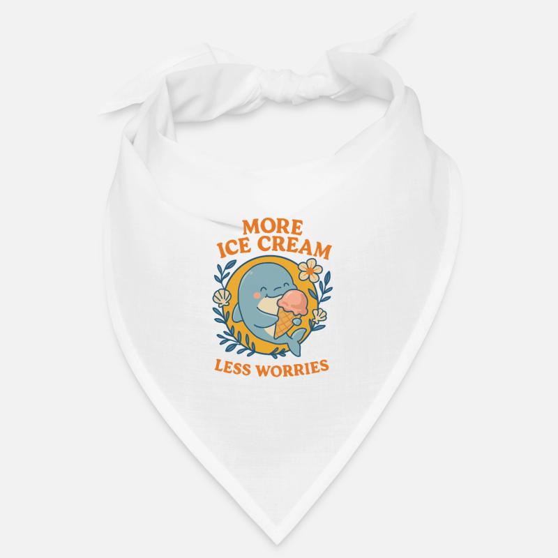 More Icecream - Less Worries / Mehr Eiscreme Bandana