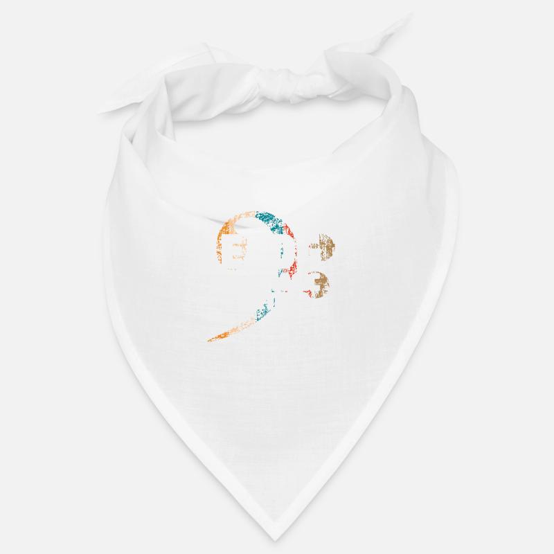 EADG les notes de basse magiques - design de basse cool Bandana