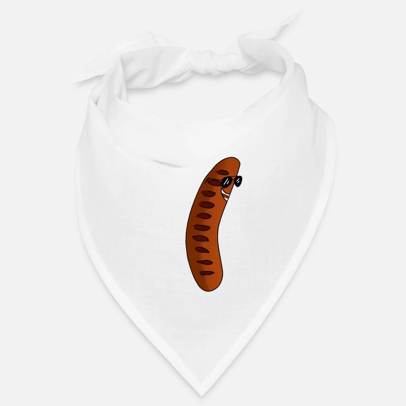 Bratwurst with sunglasses Bandana