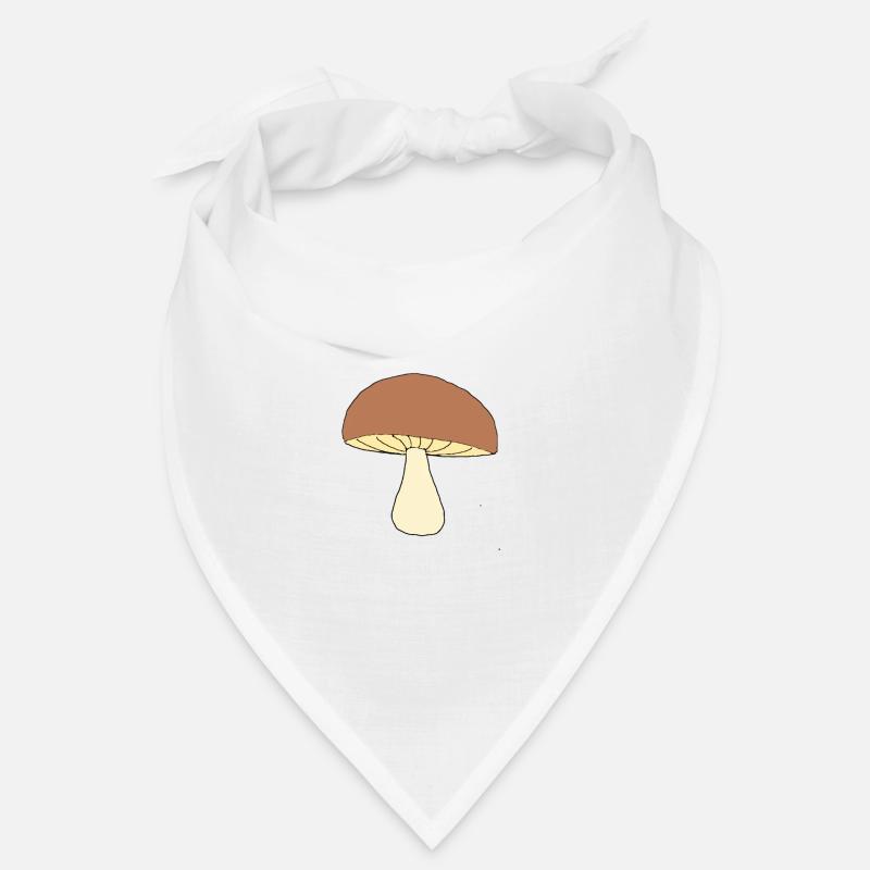 idée cadeau marron champignon Bandana