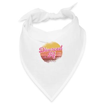 Scheidung Geschieden Geschiedene Geschenk - Bandana - Weiß - Vorne