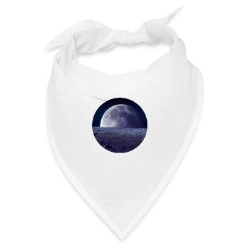 Mond - Bandana - Weiß - Vorne