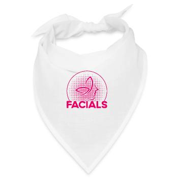 Kosmetiker Maskenbildner Kosmetik Geschenk - Bandana - Weiß - Vorne