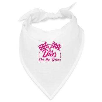 Drag Race Drag Racing Rennwagen Geschenk - Bandana - Weiß - Vorne
