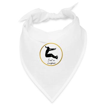 Weitsprung. - Bandana - Weiß - Vorne