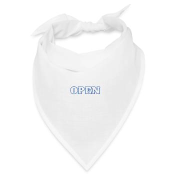 Open - Bandana - Weiß - Vorne