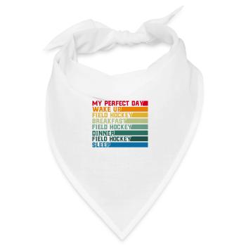 Feldhockey Spieler Mannschaftssport Hallen Feldhoc - Bandana - Weiß - Vorne