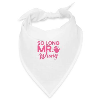 Ex Partner Scheidung Auflösung der Ehe Geschenk - Bandana - Weiß - Vorne