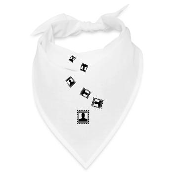 Briefmarke icon - Bandana - Weiß - Vorne