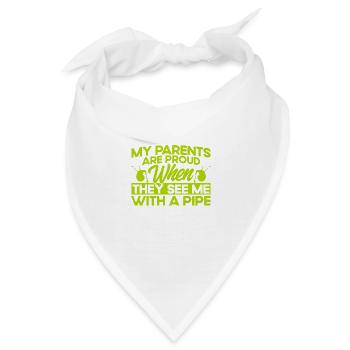 Dudelsack Schottische Dudelsäcke Dudelsackmusik Ge - Bandana - Weiß - Vorne
