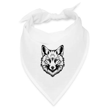 Fuchs Füchse - Bandana - Weiß - Vorne