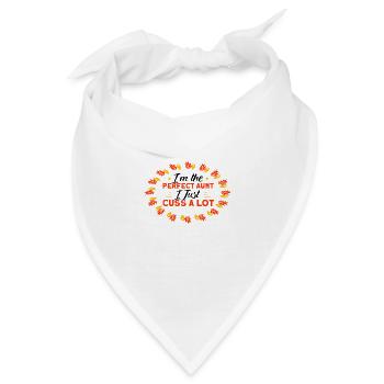 Tanten Tante Schwester Tanten Familie Geschenk - Bandana - Weiß - Vorne